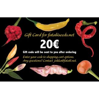 GIFT CARD 20€ for fataliiseeds.net